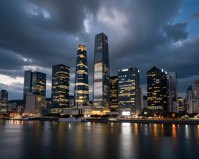 Seoul Financial District Under Economic Pressure