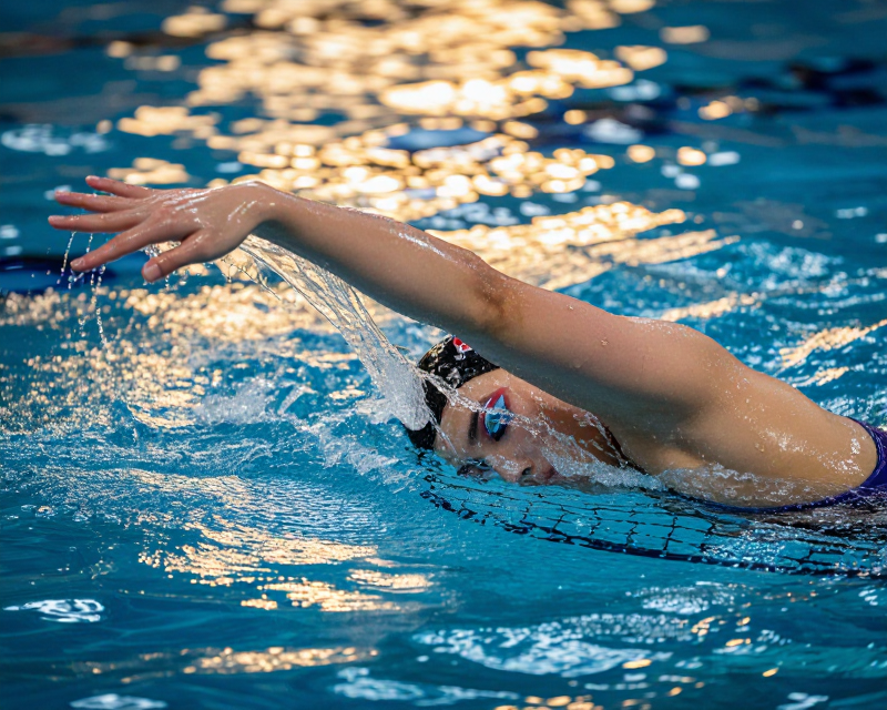 swimming victory