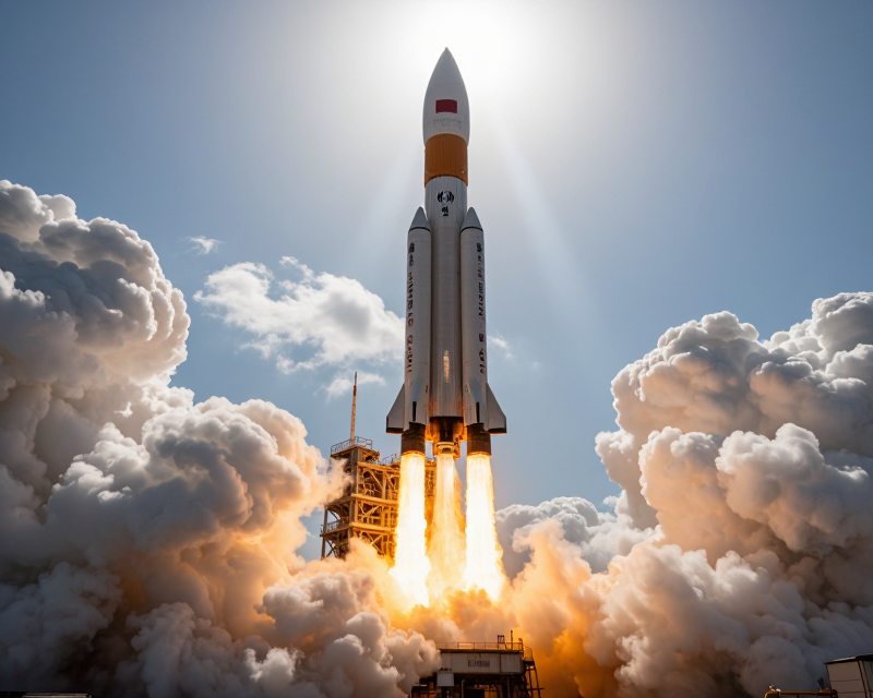 Cinematic Nuri Rocket Launch Concept