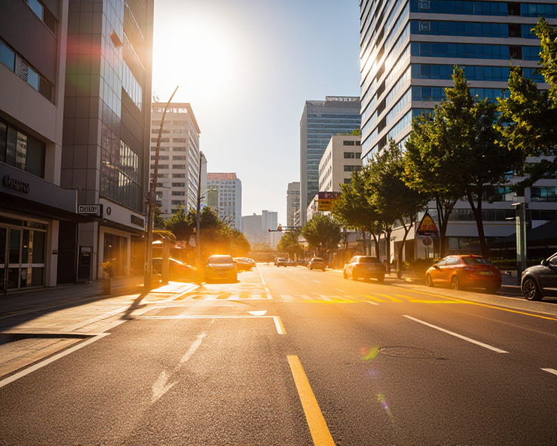 Heatwave in South Korean Urban Setting