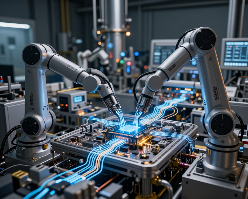 Futuristic AI and Semiconductor Technology