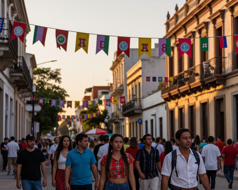Celebration in La Plata