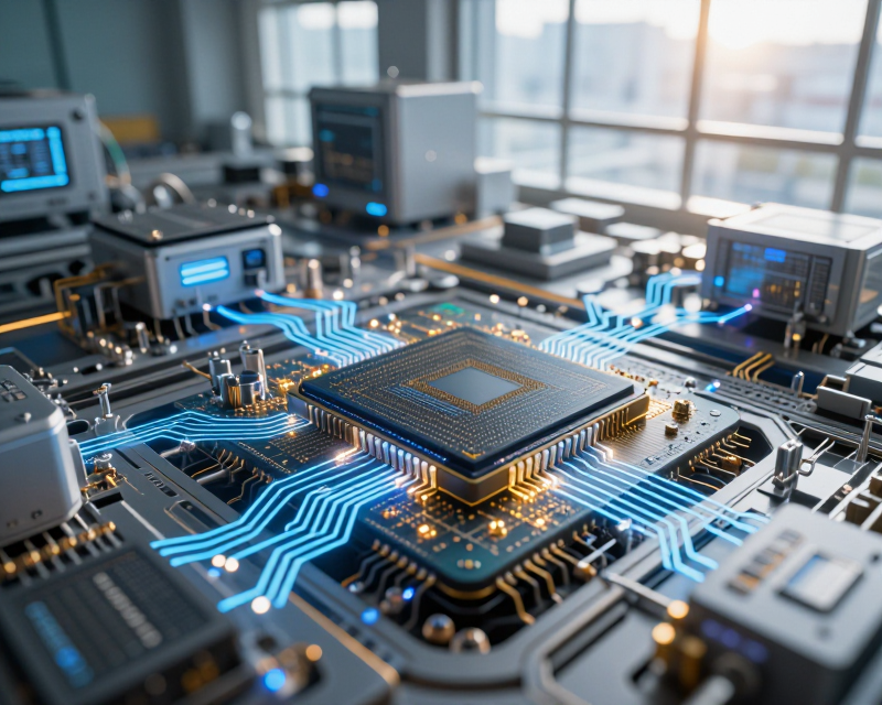 Futuristic Semiconductor Cluster Vision