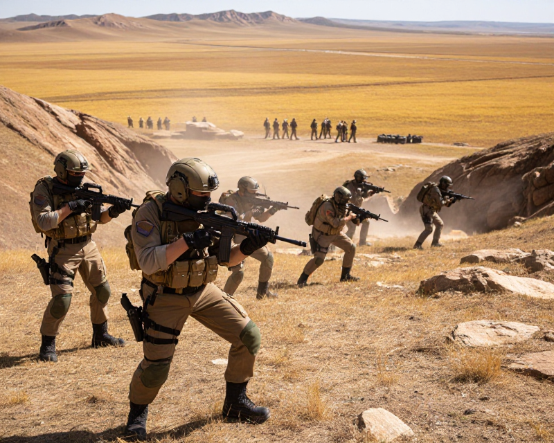 Multinational Peacekeeping Training in Mongolia