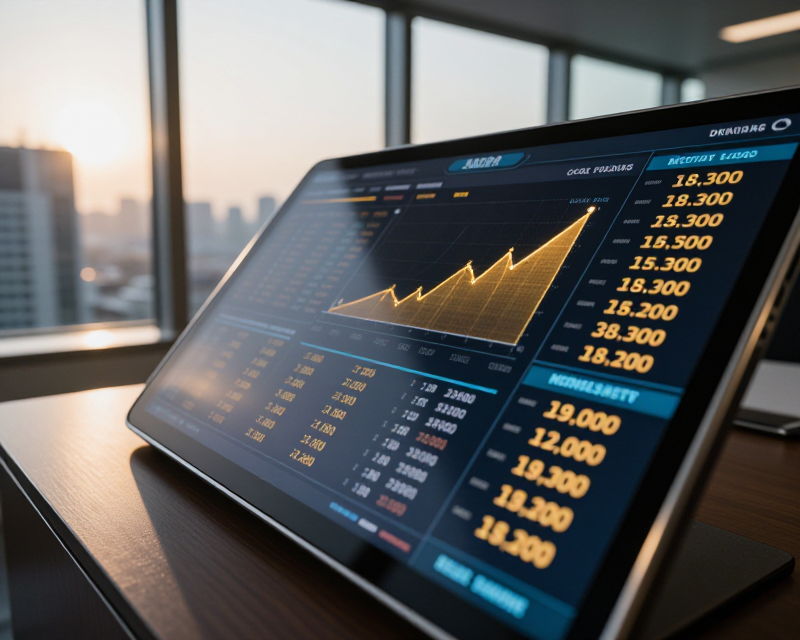 Financial Data Display
