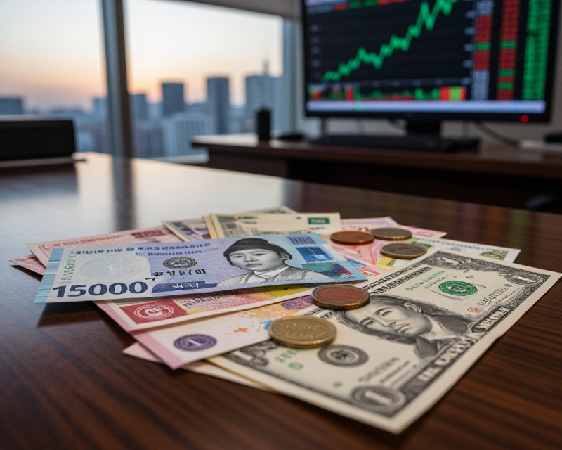 Financial Market Concept