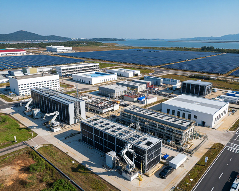 Futuristic Saemangeum High-Tech Hub