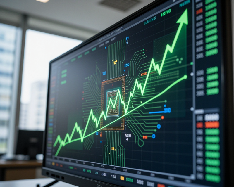 Digital Stock Market Growth