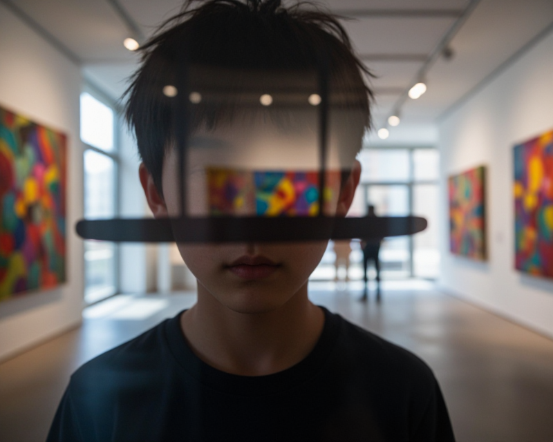 Symbolic representation of art and censorship