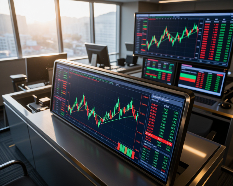 Dynamic Seoul Stock Market Scene