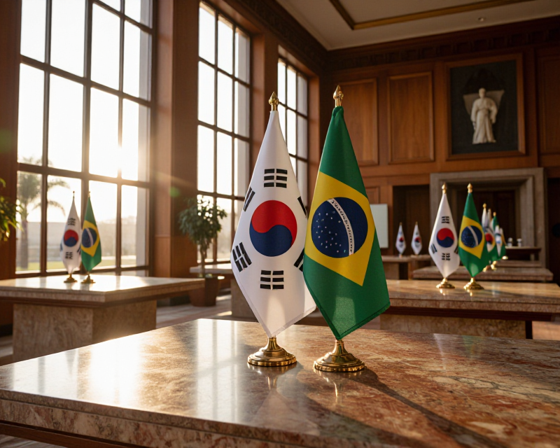 Diplomatic Meeting Atmosphere