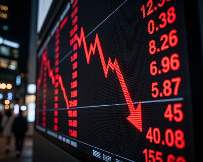 Stock Market Decline in Seoul