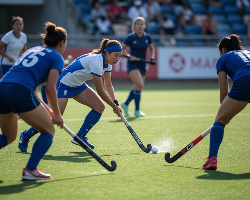 Field Hockey Action