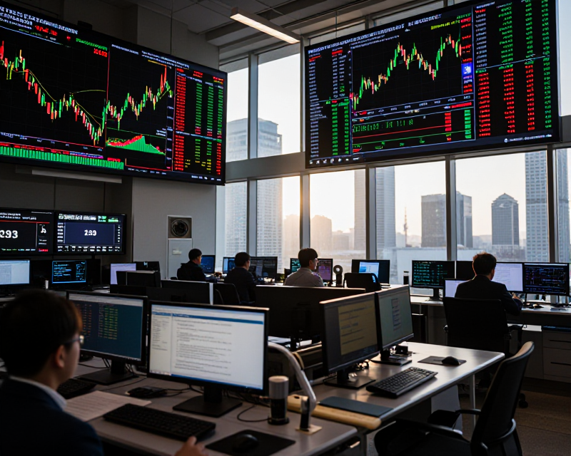 Seoul Stock Market Trading Floor