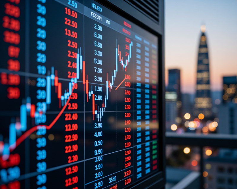 Stock Market Digital Display